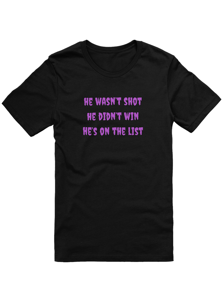 She Won Purple Horror Print Unisex Supersoft T-shirt product image (1)