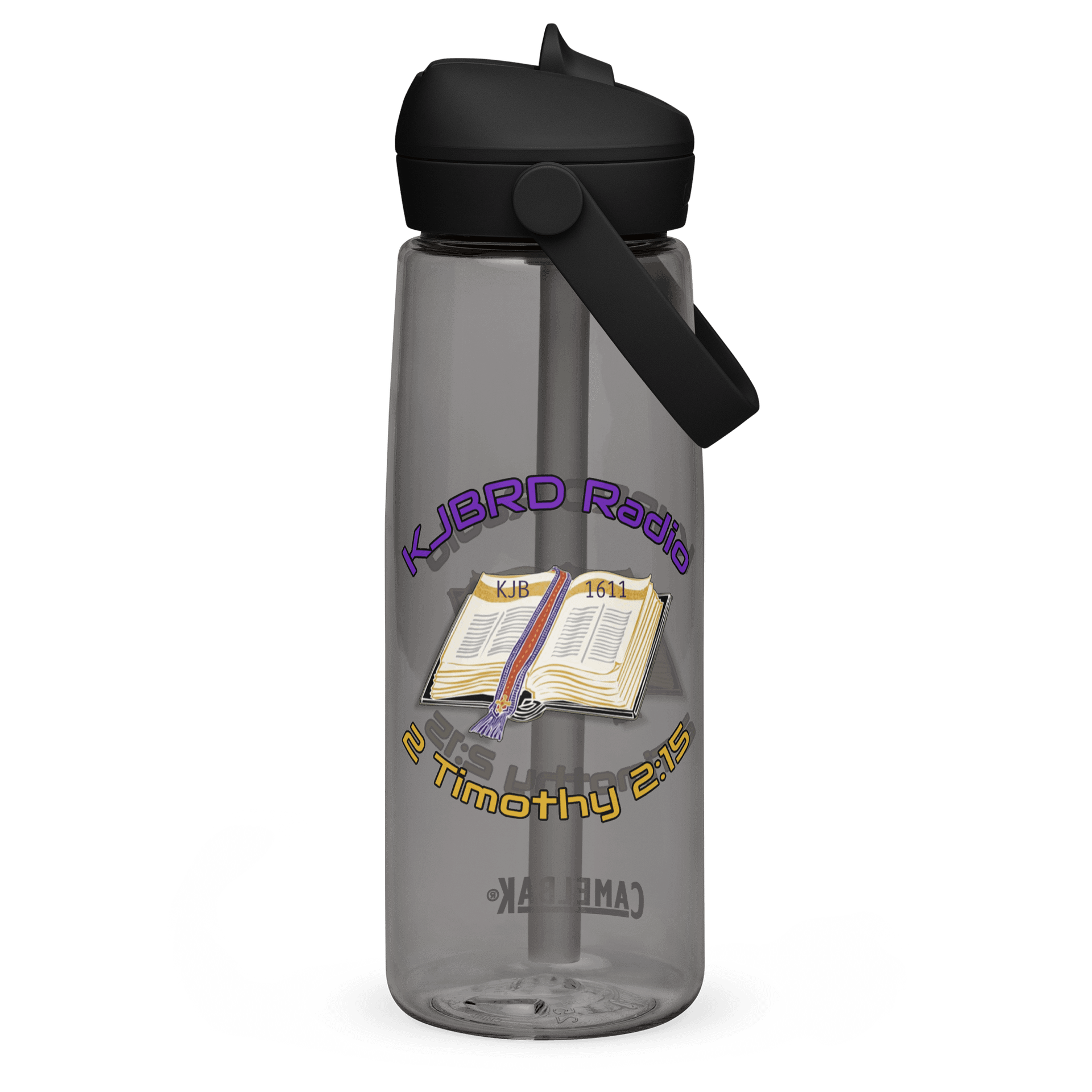 KJB 1611 Open Book Logo Water Bottle product image (2)