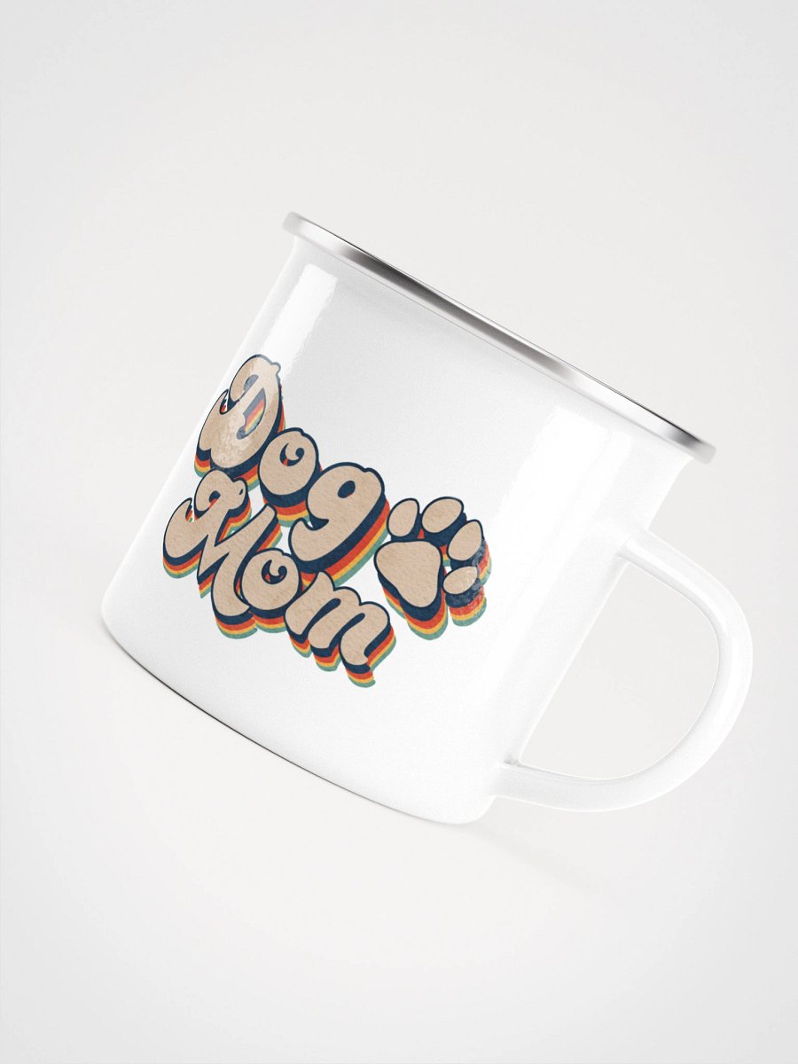 Enamel Camping Mug -Dog Mom Retro product image (5)