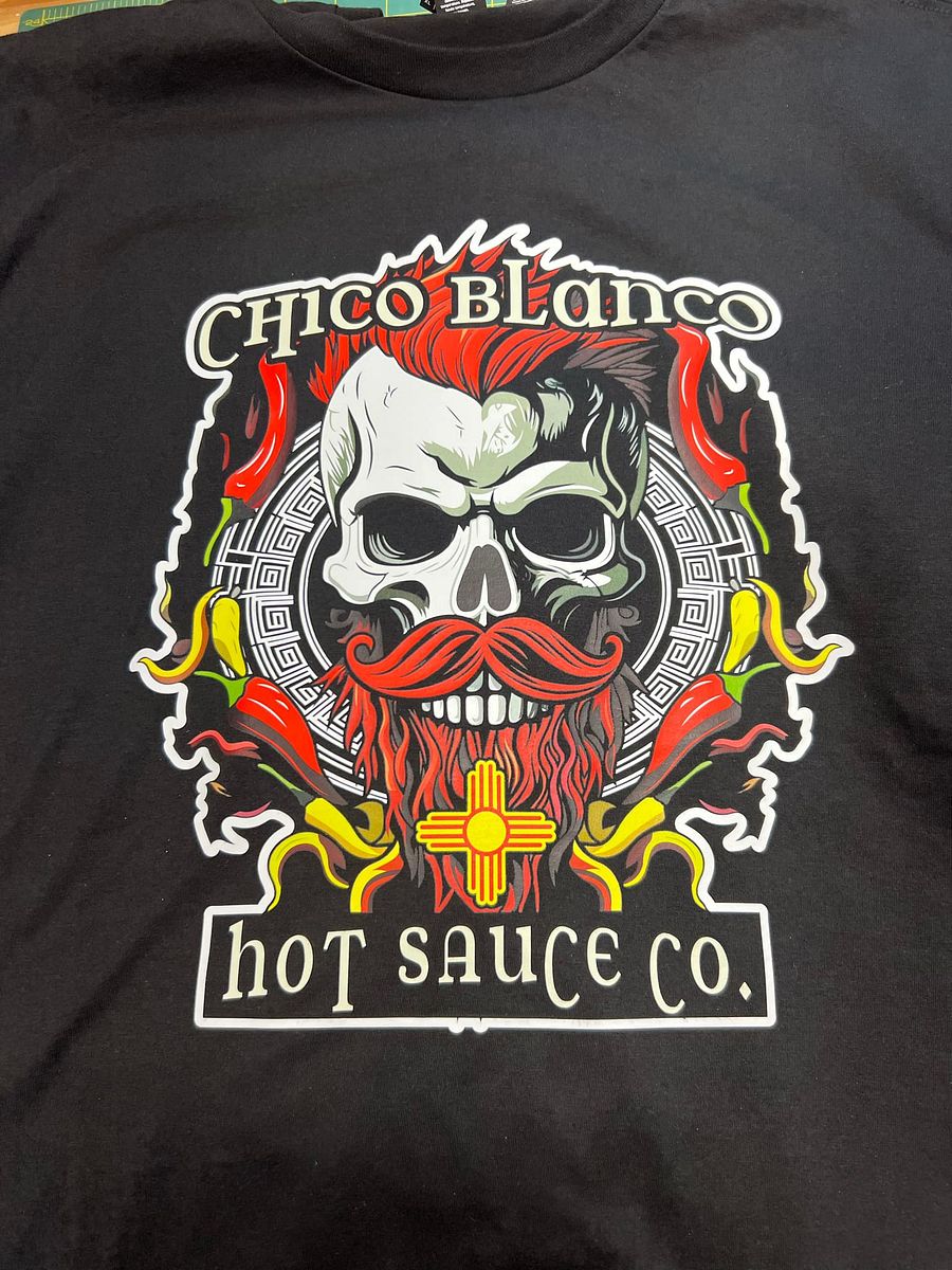 Chico Blanco Hot Sauce Graphic Tee product image (5)
