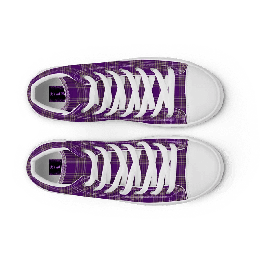 Men's Plaid Fusion High Top Shoes product image (9)