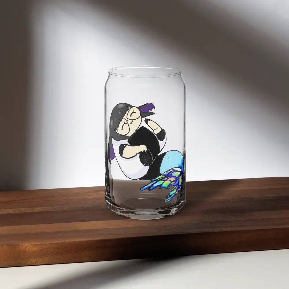 Onigiri mermaid Can-Shaped Glass product image (35)