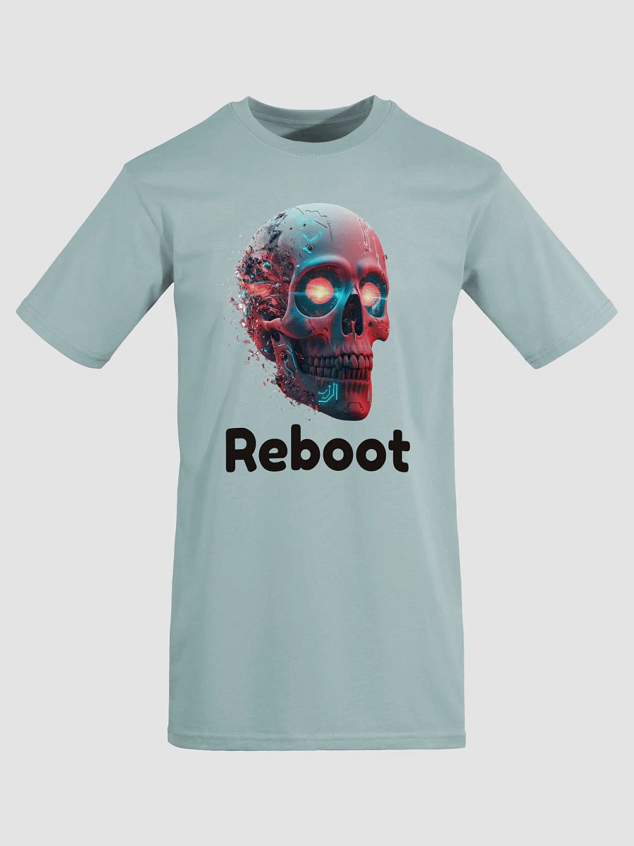 Glowing Reboot Skull Premium Tee product image (4)