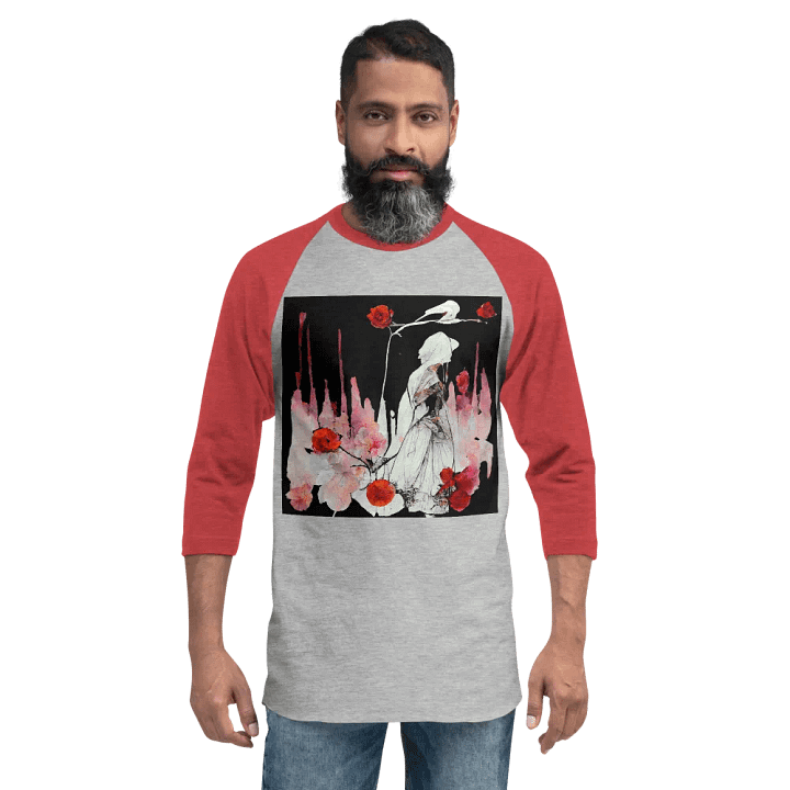 Roses and Shadows Raglan Tee product image (2)