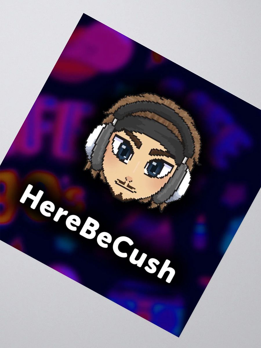 HereBeCush Sticker product image (2)