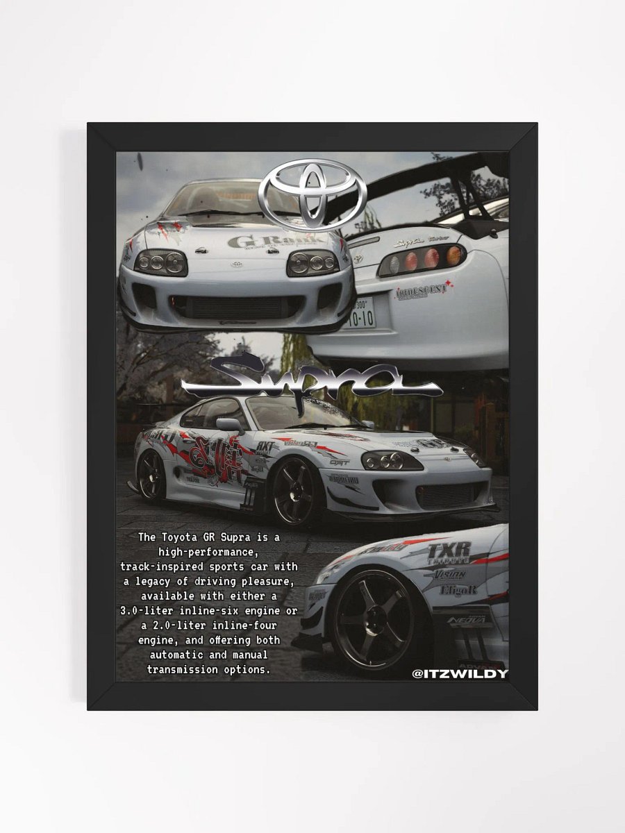 JDM Legends Toyota Supra Decal Poster product image (1)