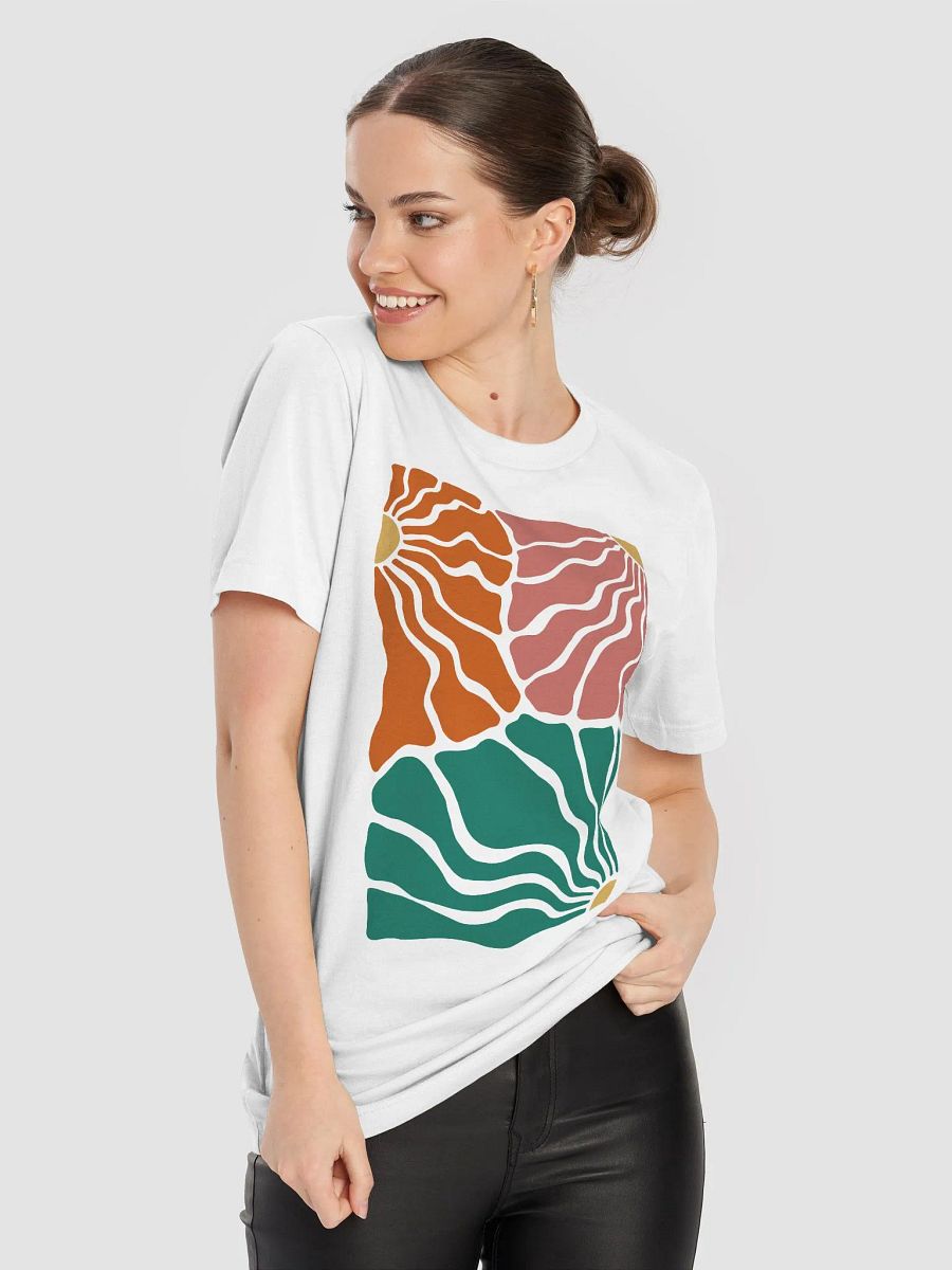 Waves of Sunlight Flowers T-Shirt product image (8)
