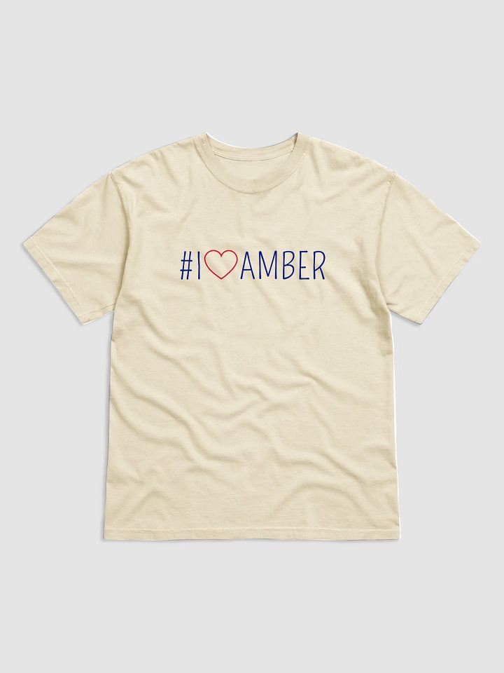 I Heart Amber Retro Ambaby Heavyweight T-Shirt product image (1)