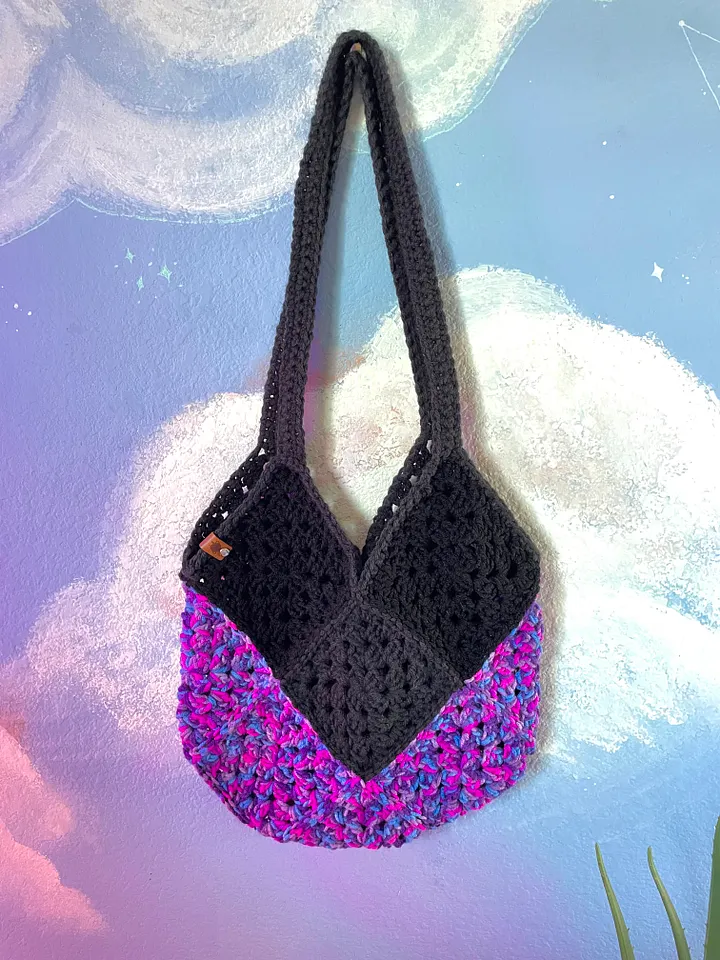 Space Granny Square Crochet Bag product image (1)