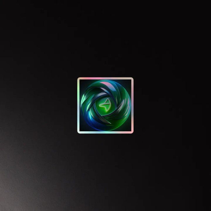 Luminous Logo Holographic Sticker Set product image (4)