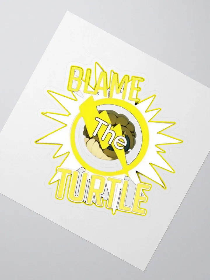 Blame The Turtle! Sticker product image (5)