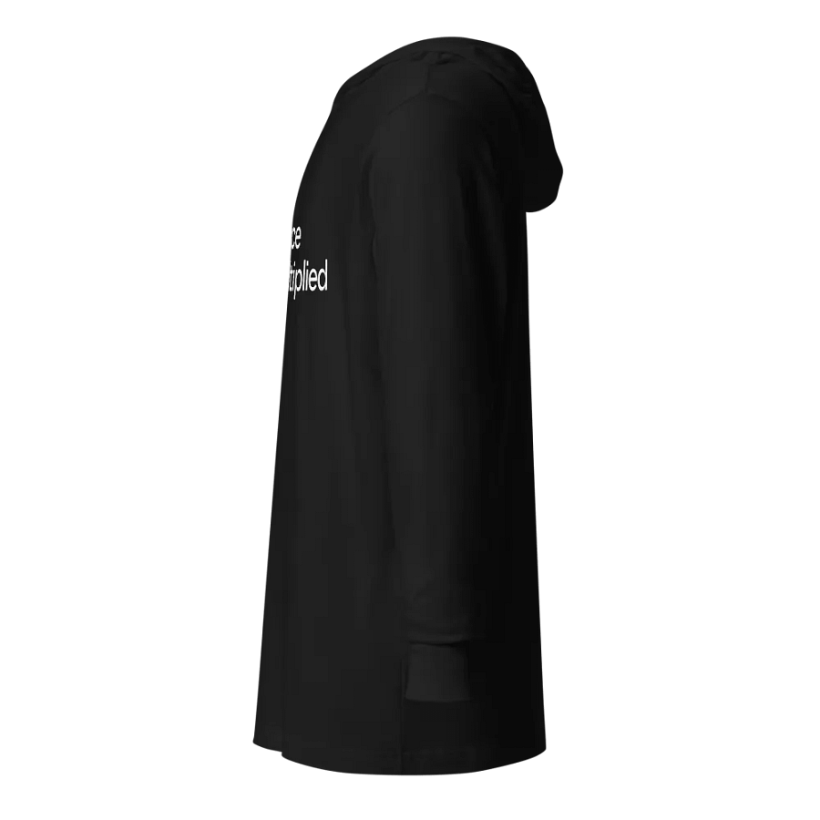 RO Bella + Canvas Waterfall Long Sleeve Hooded Tee product image (4)