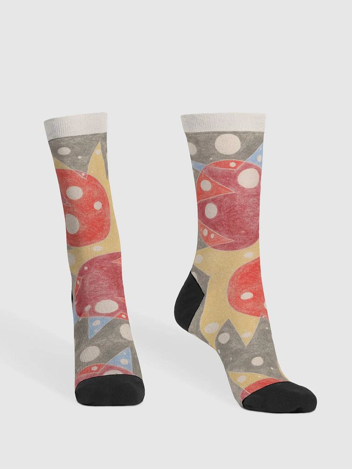 Cartoon conflict crew socks product image (2)