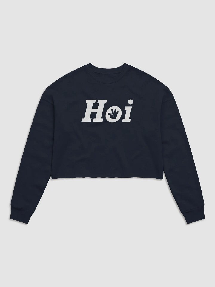 Hoi Women's Fleece Crop Sweatshirt product image (3)