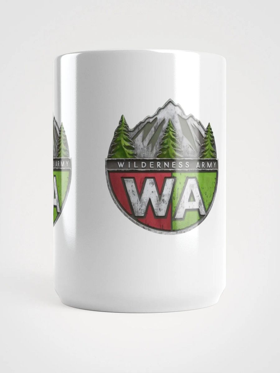 White Wilderness Army Logo Glossy Mug product image (5)