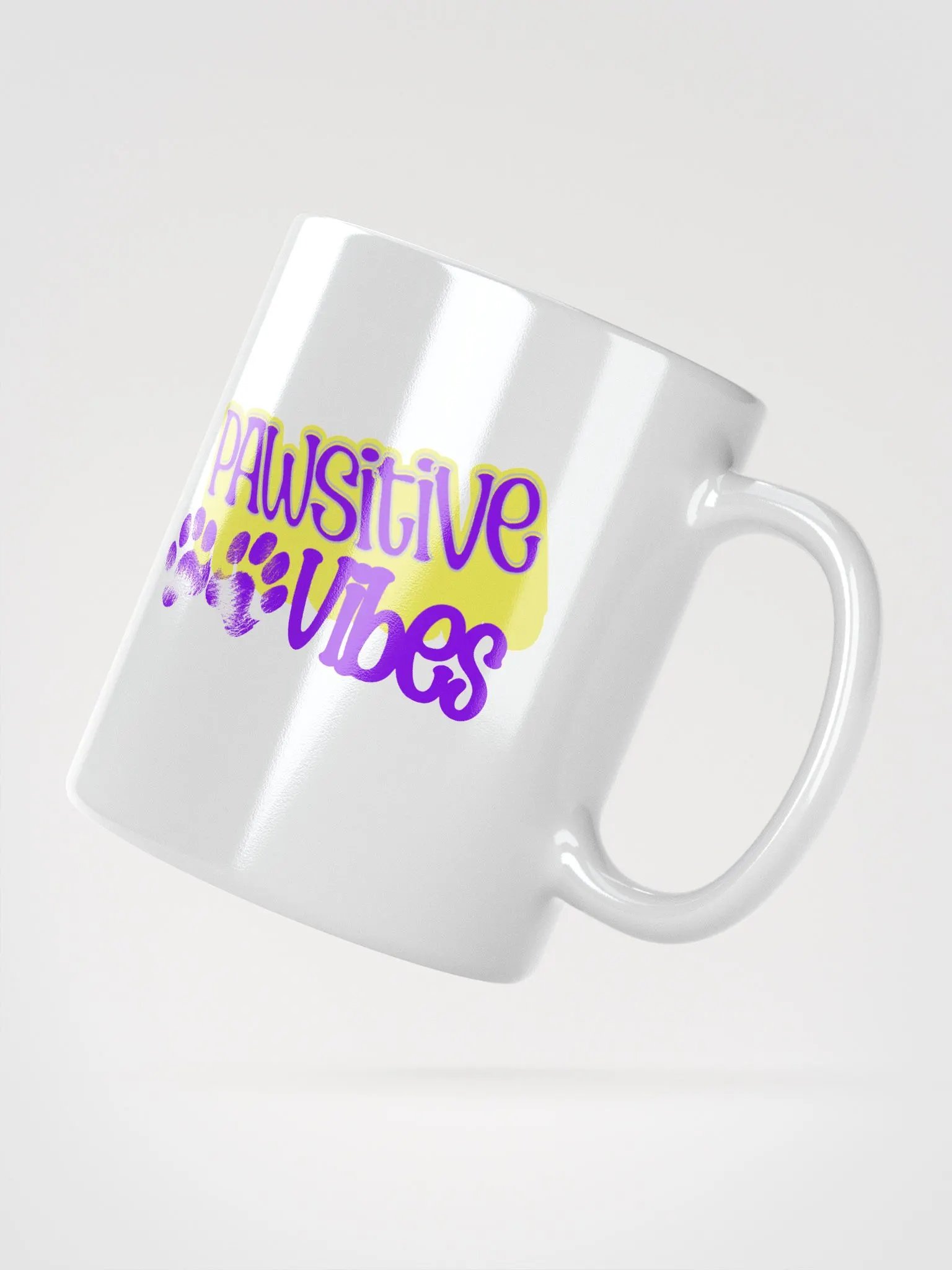 Pawsitive Vibes Cat Paw Positive Thoughts Mug product image (2)