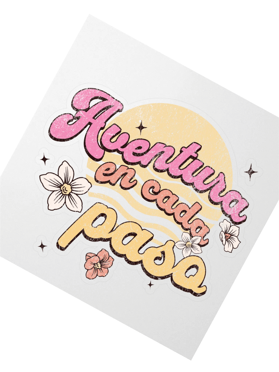 Aventura en Cada Paso Kiss Cut Stickers product image (3)