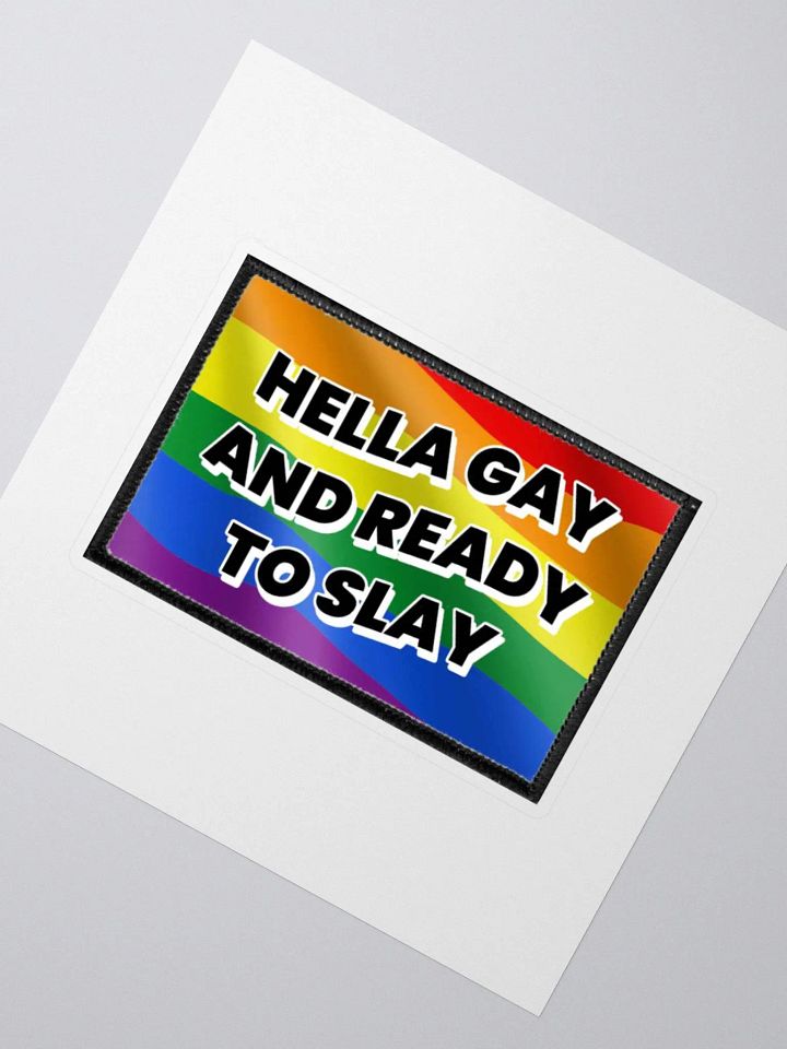 Hella Gay And Ready To Slay Stickers product image (5)