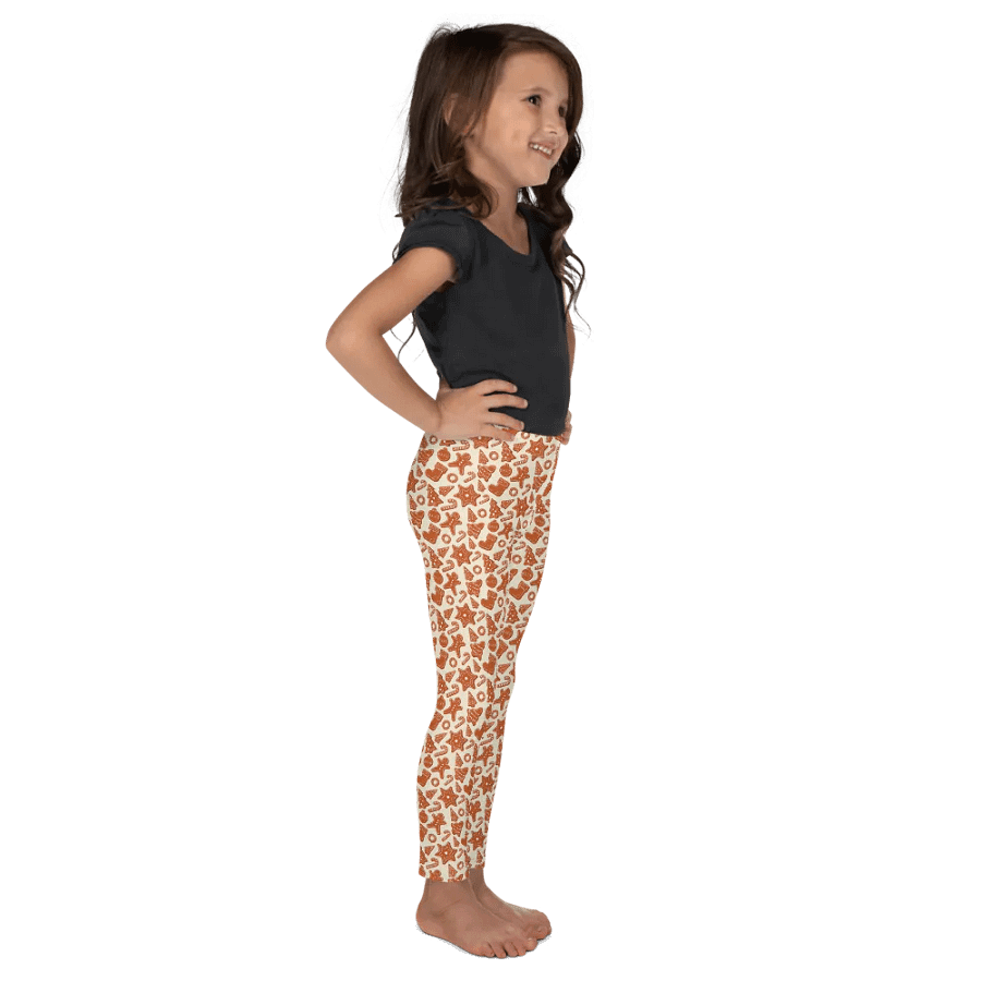 Christmas Gingerbread Pattern Kids Leggings product image (5)