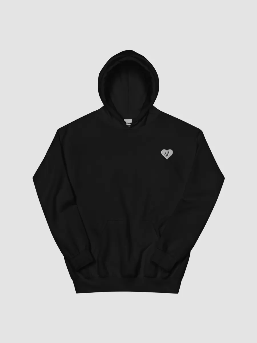 Black embroidered best sale hoodie