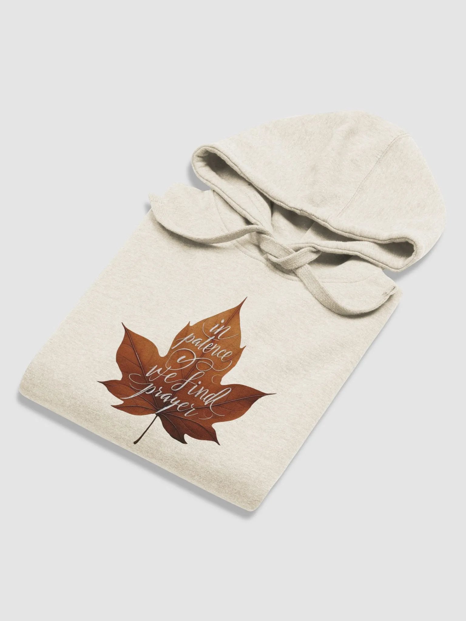 Maple Leaf Prayer Unisex Hoodie product image (6)