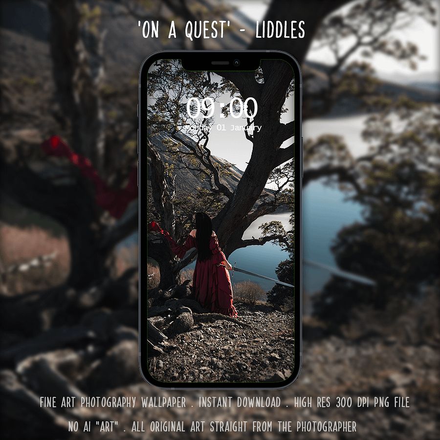 On a quest by Liddles phone wallpaper product image (1)