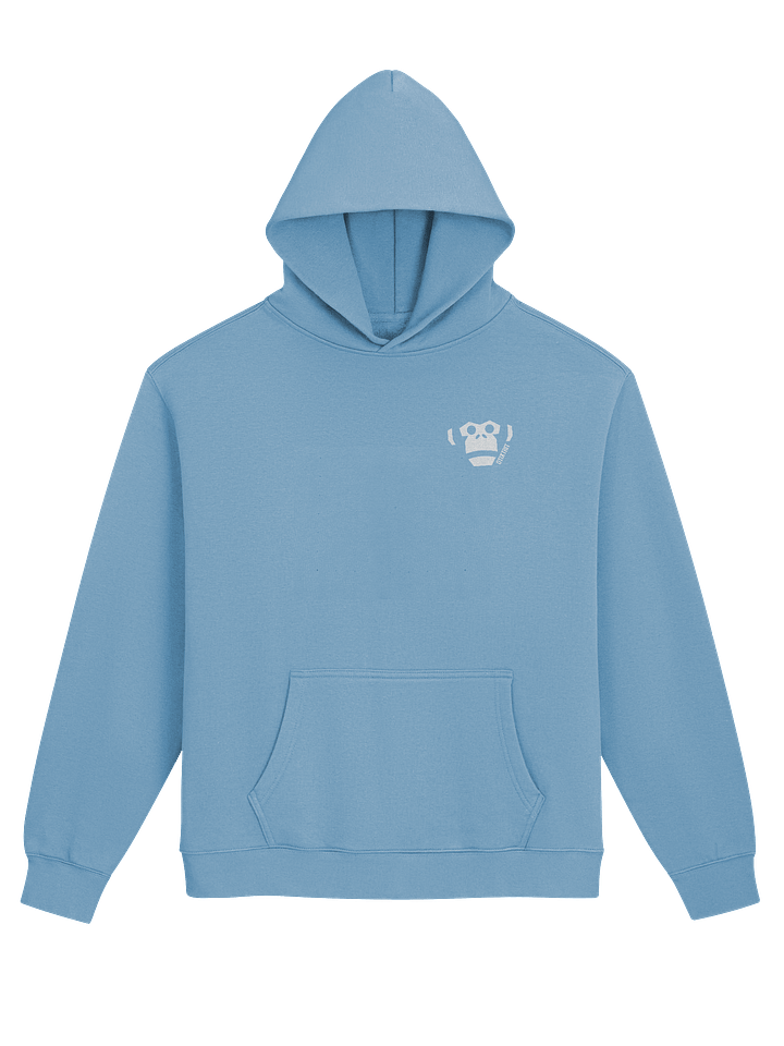 Pixelated Monkey Face Oversized Hoodie product image (1)