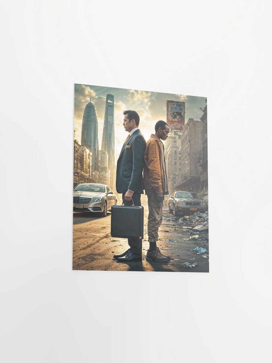 Divided by Streets, United by Shadows Matte Poster product image (19)