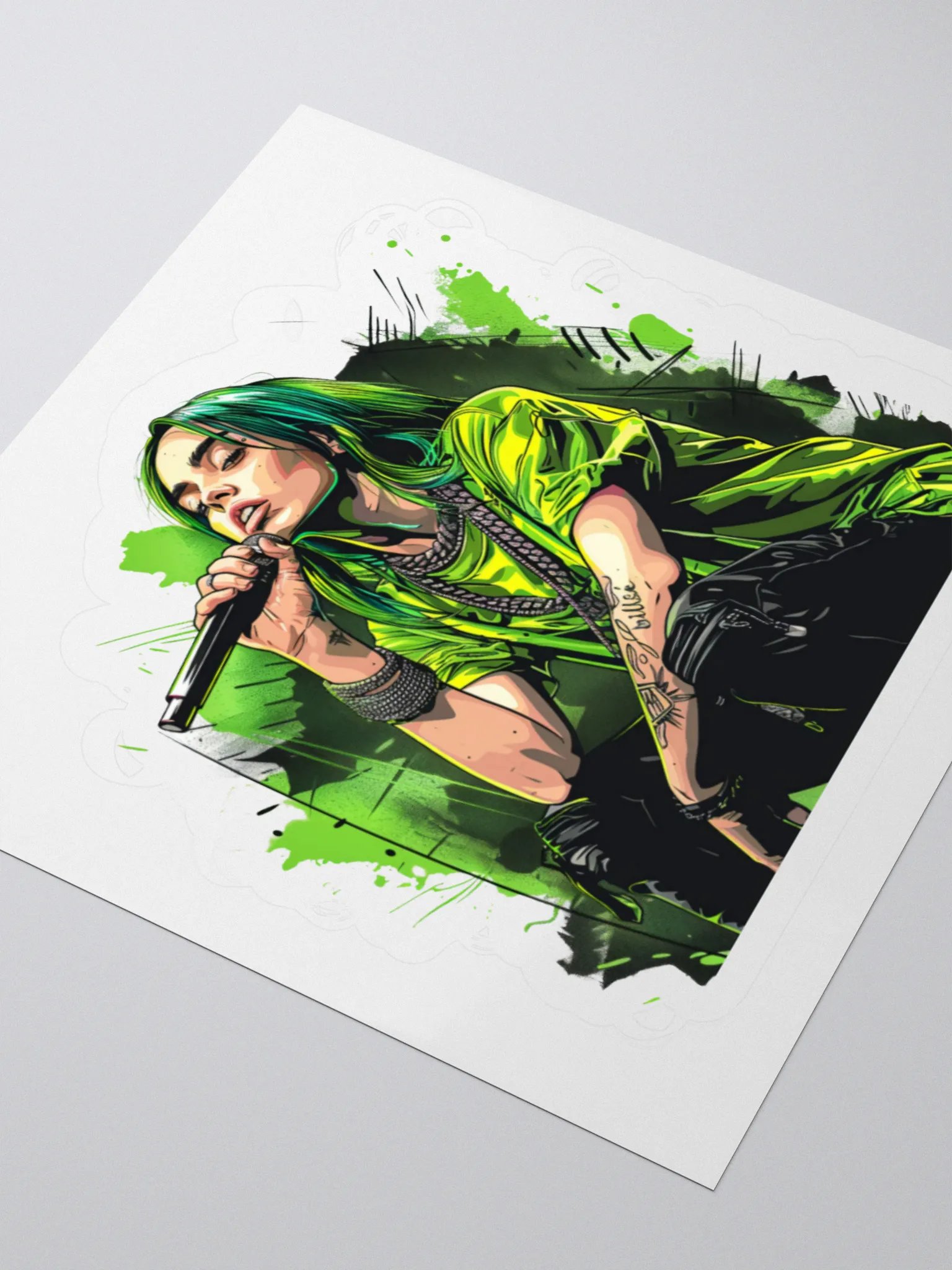 Billie Bad Azz Laptop Sticker product image (3)
