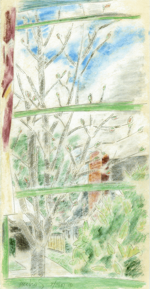 View from 1010 window 1987 print product image (1)