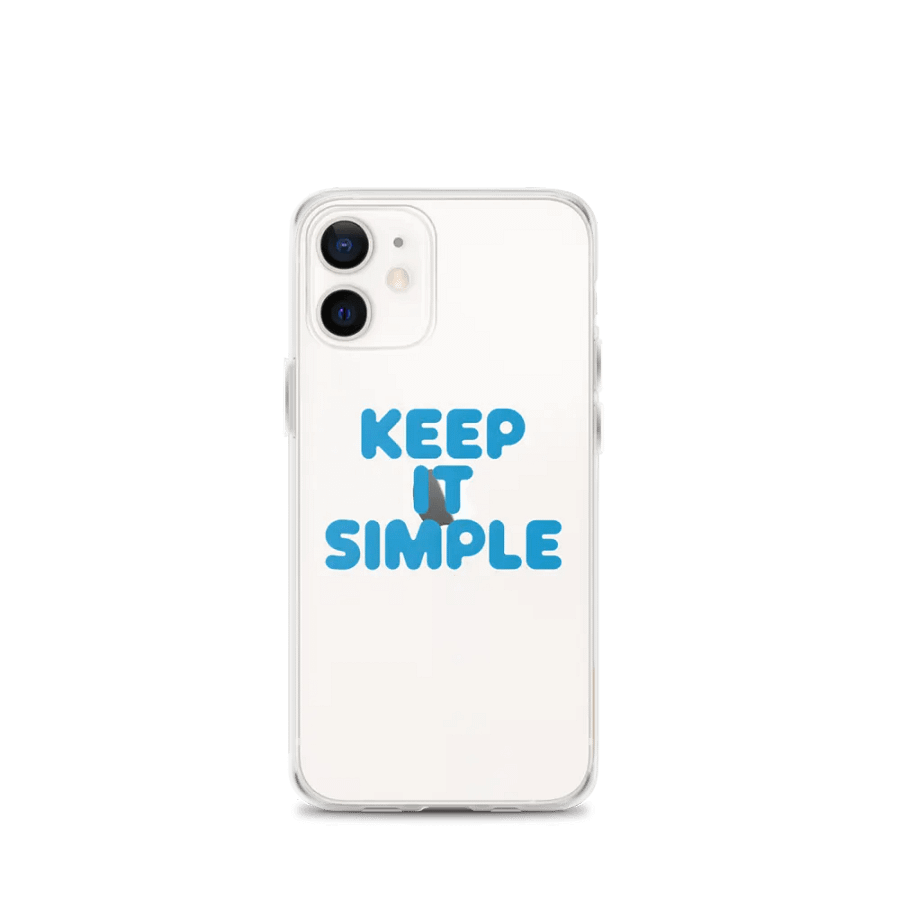 Keep It Simple IPhone Case product image (1)