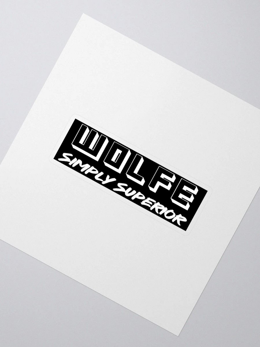 Wolfe Simply Superior Sticker product image (2)
