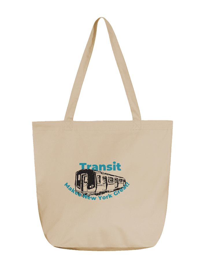 "Transit Makes New York Great" Eco-Friendly Tote Bag product image (1)