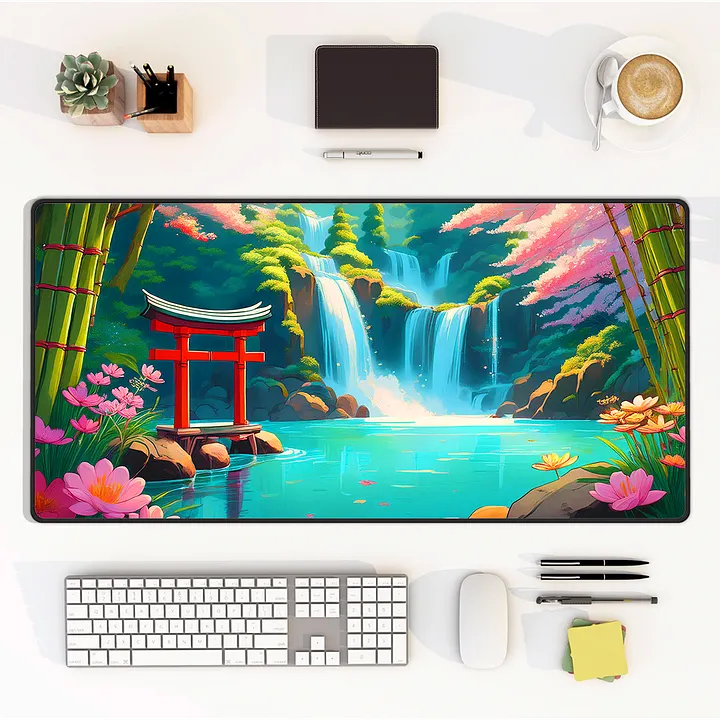 Osaka Oasis Large Desk Mat (15.5 x 31.5) product image (1)