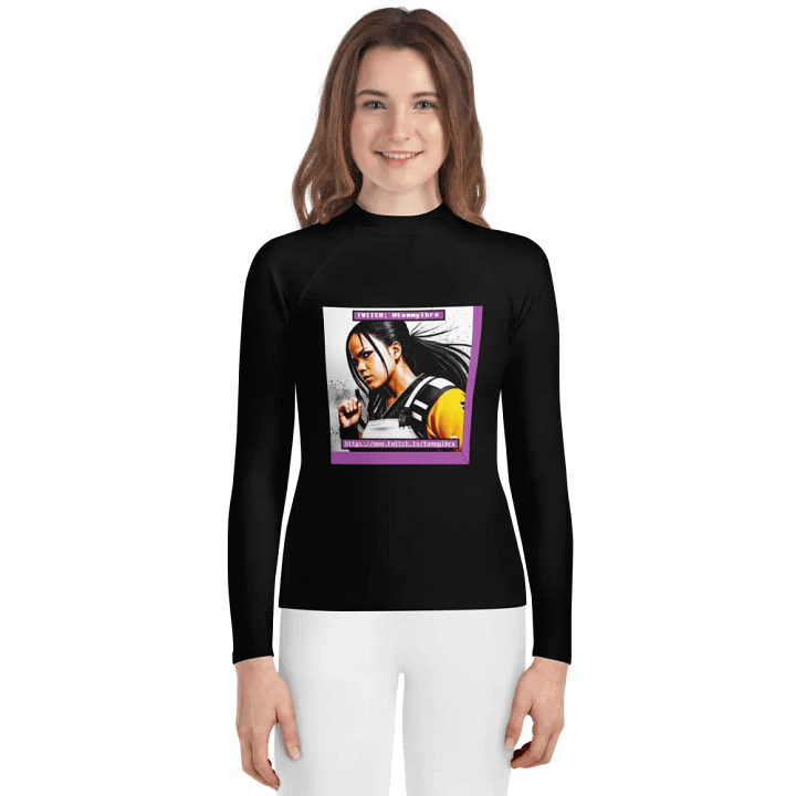 Midnight Vibes Youth Rash Guard product image (1)