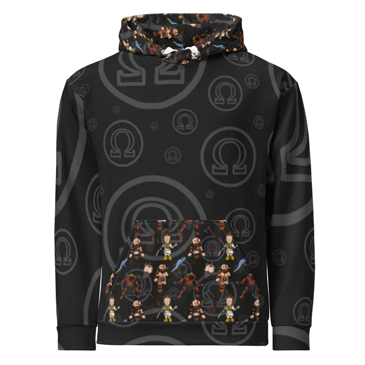 God of War Patterned Hoodie (Black) product image (1)