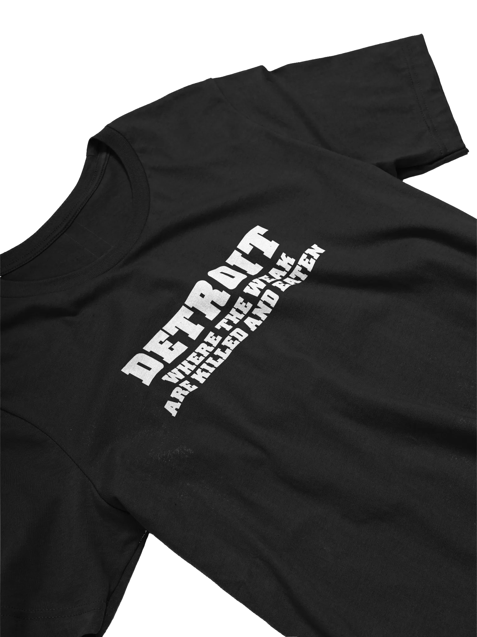 DETROIT - WHERE THE WEAK ARE KILLED AND EATEN TEE (GILDAN) product image (2)