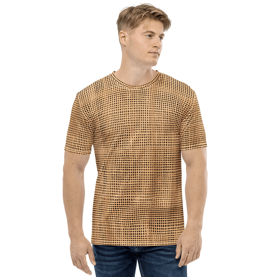 Custom Burlap Texture All-Over Print Tee product image (1)