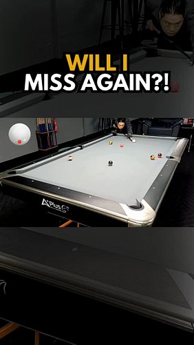 Will I Miss Again?! #missedagain #missedagainpool #billiards #pool #poolshot