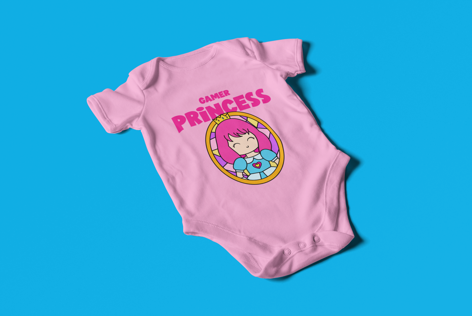 Gamer Princess - Baby Bodysuit Onesies for Girls product image (2)