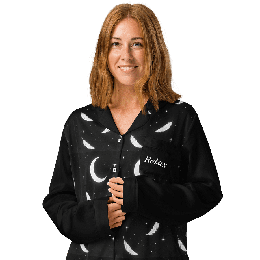 Midnight Relax Long Sleeve Pajama Top product image (3)