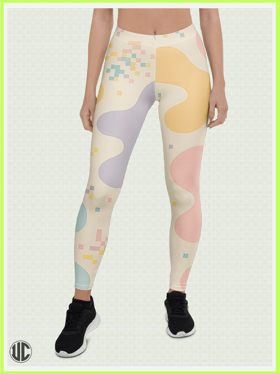 Theo's Digital Wave – Women’s Leggings product image (1)