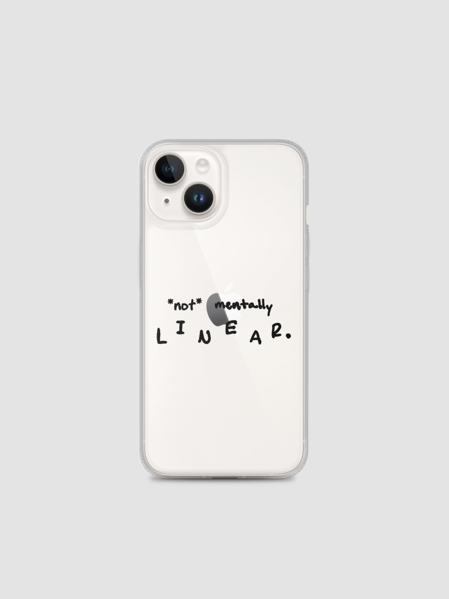 *not* mentally linear Clear Case for iPhone® product image (1)