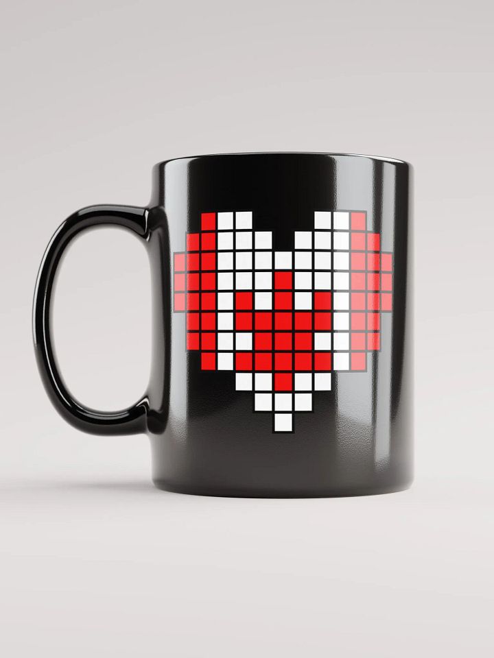 Canada Heart Black Glossy Mug product image (1)