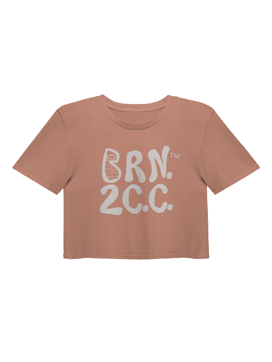 BOURNE to Cape Cod™ | Women's Crop Top – Super Soft, Coastal Cool, & Adventure-Ready | BRN.2C.C.™ | White Logo product image (1)