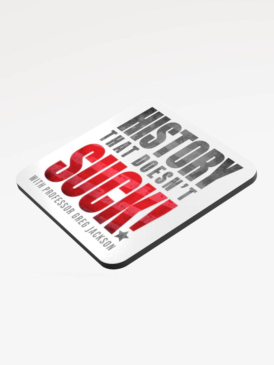 HTDS Logo Coaster (white) product image (3)