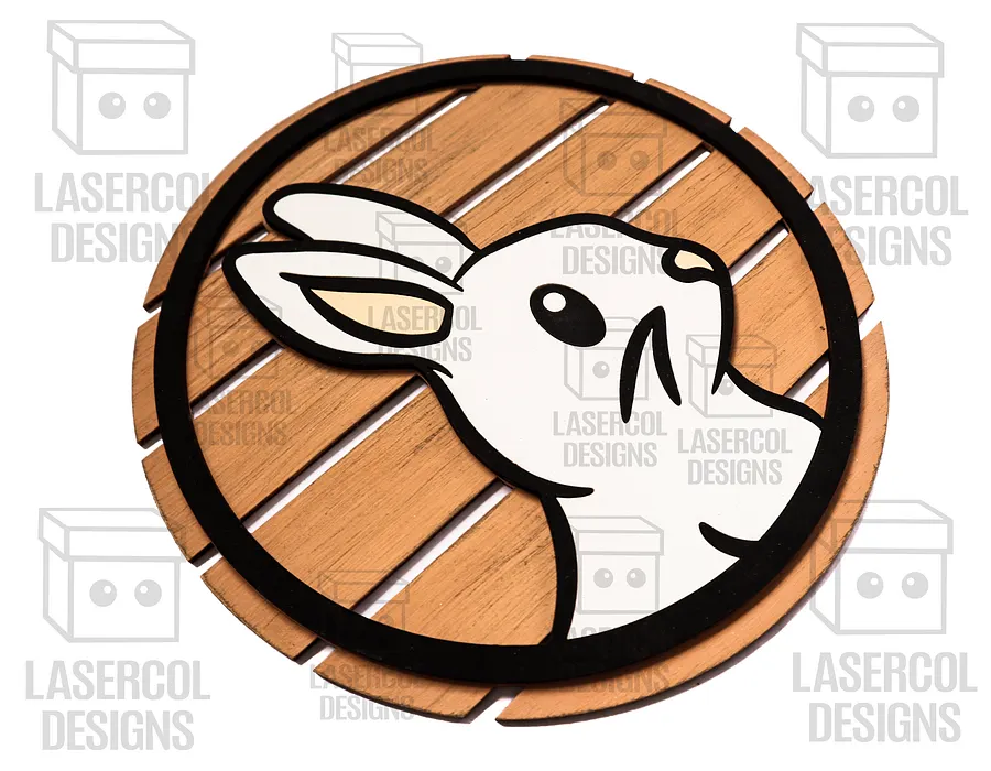 Animals DIY Paint Kit Puzzle Set 3 - Laser Cut Files product image (4)