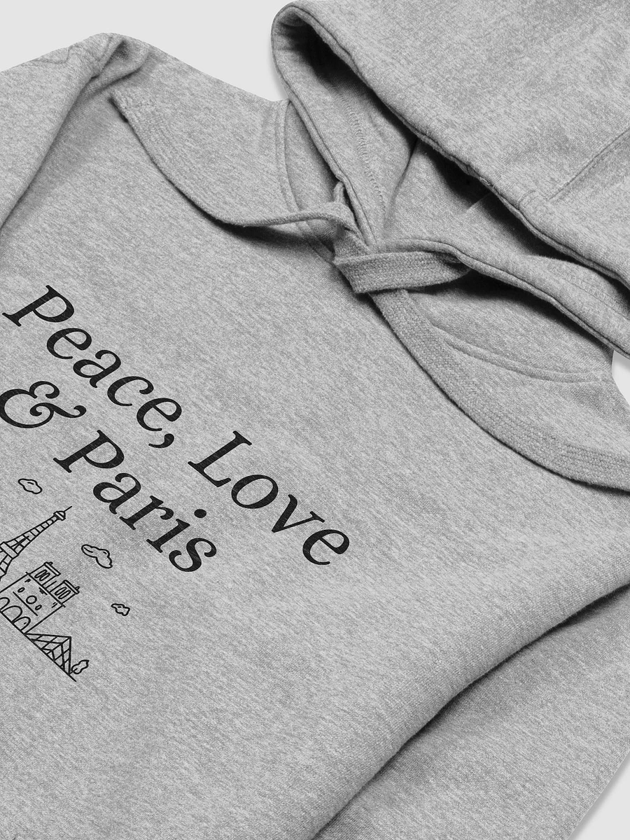 Peace, Love and Paris with Monuments Unisex Premium Hoodie Design product image (19)