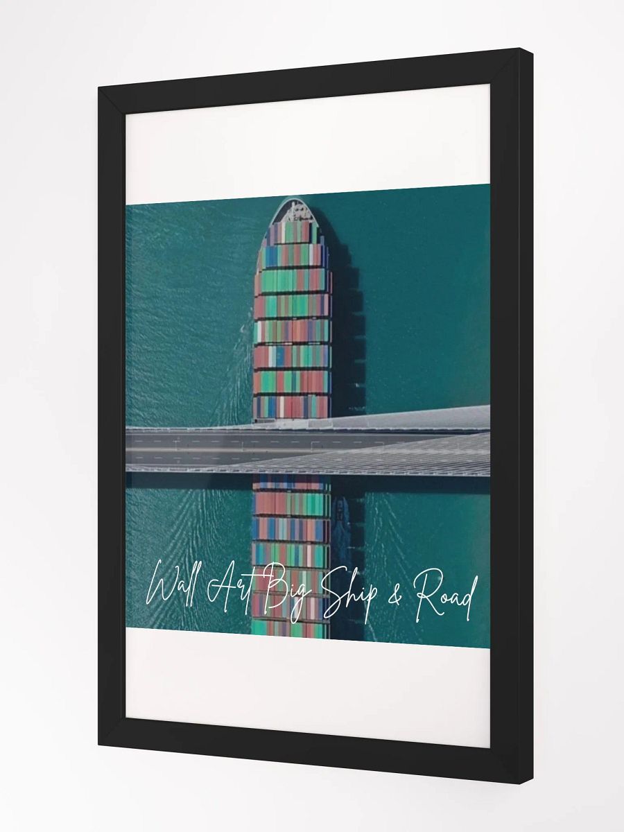 Road Ship Art Framed High-Quality Matte Poster (in) product image (2)