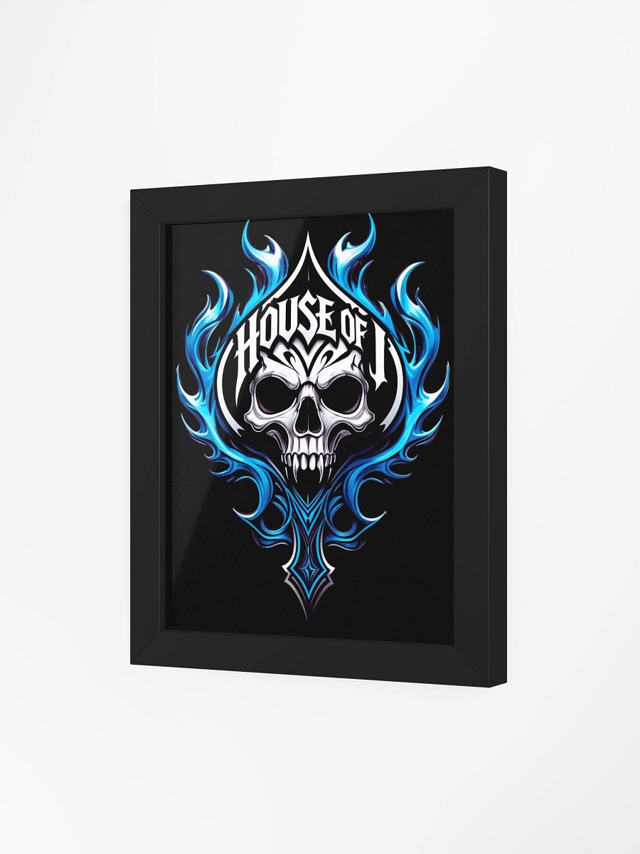 House of J Logo Framed Matte Poster (Dark) product image (3)